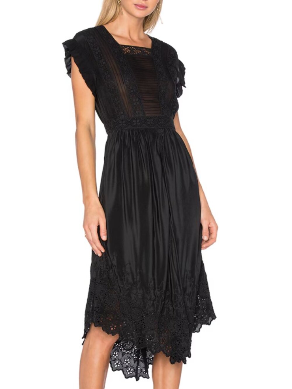 Ulla Johnson Genevive Dress in Raven - Women's 6